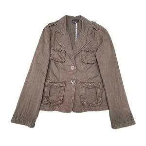 Color Swatch Brown Blazer Suit Jacket